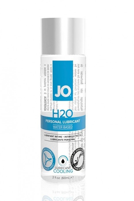 Охлаждающий лубрикант на водной основе JO Personal Lubricant H2O COOLING - 60 мл. - System JO - купить с доставкой в Набережных Челнах