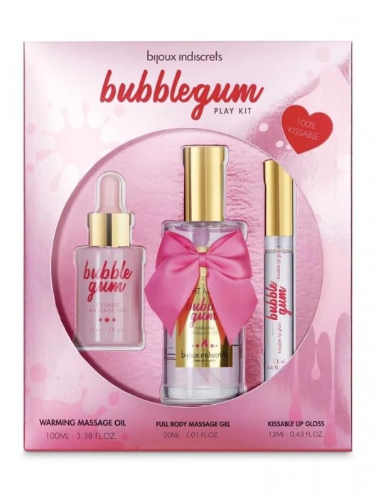 Набор средств для массажа и ласк Bubblegum Play Kit - Bijoux Indiscrets - купить с доставкой в Набережных Челнах