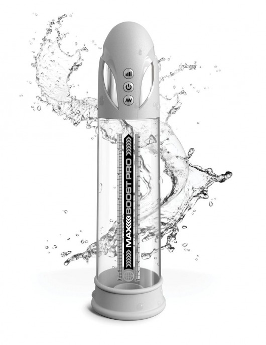 Белая вакуумная автоматическая помпа Max Boost Pro Flow - Pipedream - в Набережных Челнах купить с доставкой