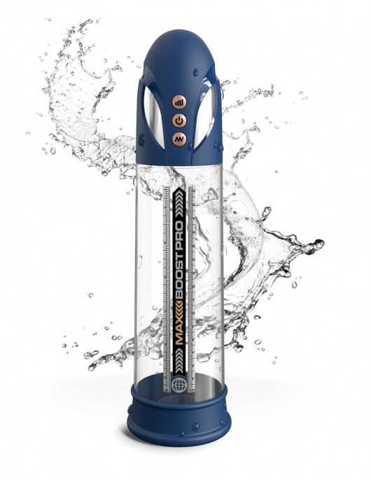 Синяя вакуумная автоматическая помпа Max Boost Pro Flow - Pipedream - в Набережных Челнах купить с доставкой
