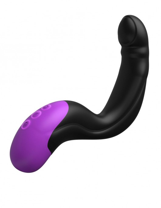 Черно-фиолетовый вибромассажёр простаты Hyper-Pulse P-Spot Massager - Pipedream - в Набережных Челнах купить с доставкой