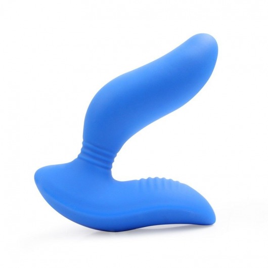 Синий вибромассажер простаты 3,5’’ Curve P-spot Massager - 12 см. - Erokay - в Набережных Челнах купить с доставкой