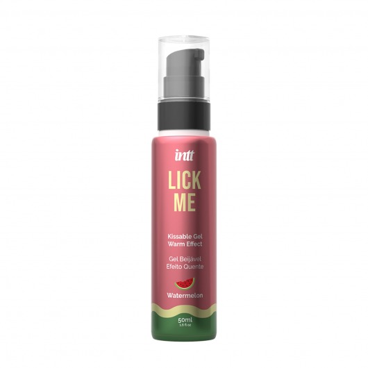 Гель Lick Me с согревающим эффектом и ароматом арбуза - 50 мл. - INTT - купить с доставкой в Набережных Челнах