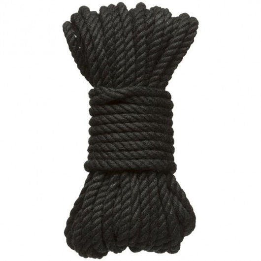 Черная верёвка для связывания и фиксации Bind Tie - 9,14 м. - Doc Johnson - купить с доставкой в Набережных Челнах