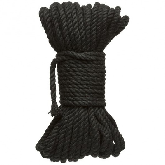 Черная верёвка для связывания и фиксации Bind Tie - 15,24 м. - Doc Johnson - купить с доставкой в Набережных Челнах