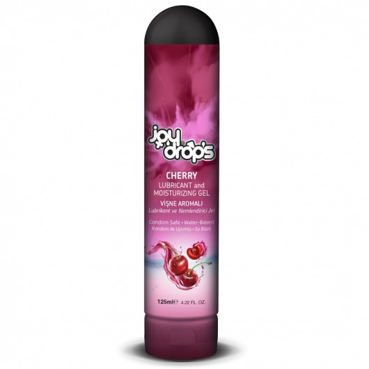Смазка на водной основе Cherry с ароматом вишни -  125 мл. - JoyDrops - купить с доставкой в Набережных Челнах