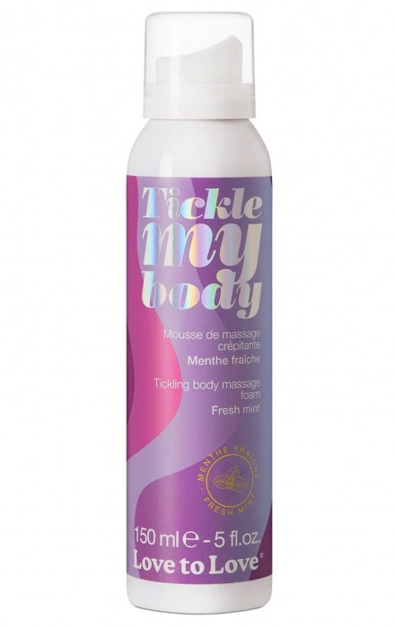 Массажная хрустящая пенка Tickle My Body Fresh Mint с ароматом мяты - 150 мл. - Love to Love - купить с доставкой в Набережных Челнах