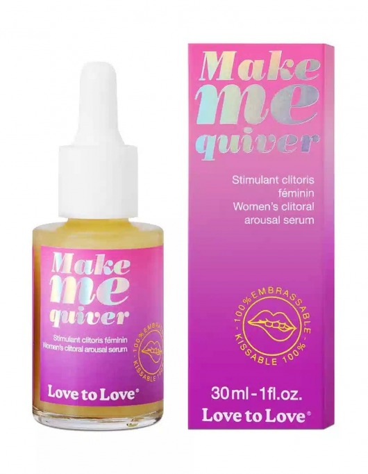 Возбуждающие капли для клитора Make Me Quiver - 30 мл. - Love to Love - купить с доставкой в Набережных Челнах