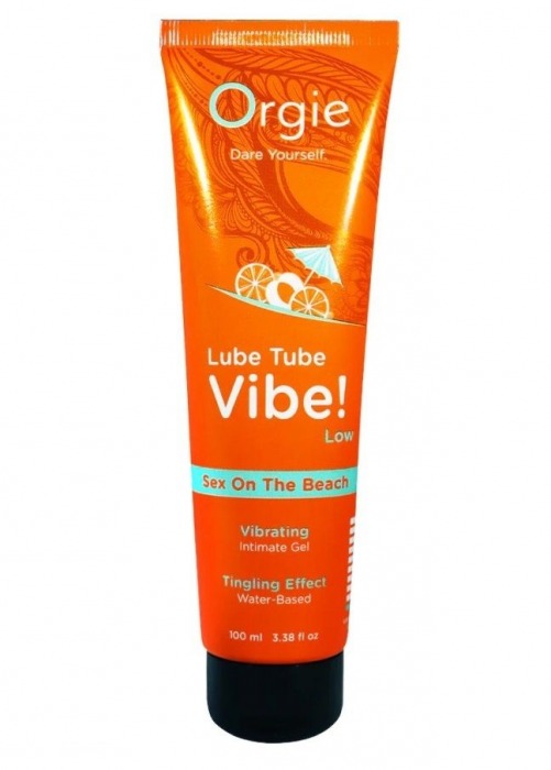 Гель с эффектом вибрации Lube Tube Vibe Low Sex On The Beach - 100 мл. - ORGIE - купить с доставкой в Набережных Челнах