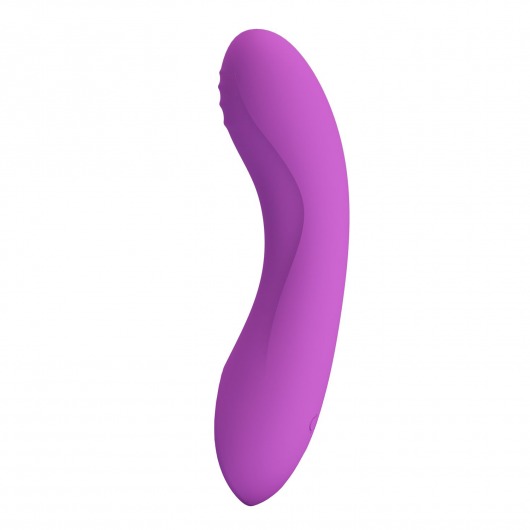 Фиолетовый мини-вибратор DJ Dick - 12,7 см. - Baile