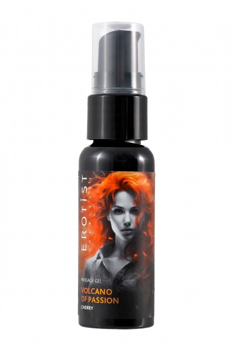 Гель с эффектом вибрации Volcano Of Passion со вкусом вишни - 25 мл. - Erotist Lubricants - купить с доставкой в Набережных Челнах