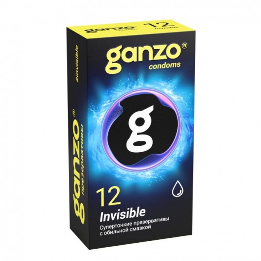 Супертонкие презервативы Ganzo Invisible - 12 шт. - Ganzo - купить с доставкой в Набережных Челнах
