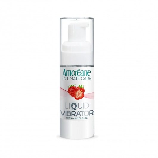 Жидкий вибратор со вкусом клубники Amoreane Strawberry - 30 мл. - Amoreane - купить с доставкой в Набережных Челнах