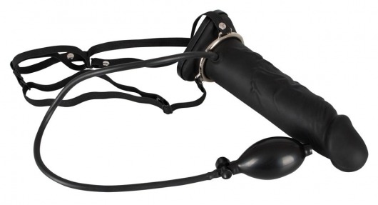 Полый страпон с эффектом увеличения Inflatable Strap-On - 18,5 см. - Orion - купить с доставкой в Набережных Челнах