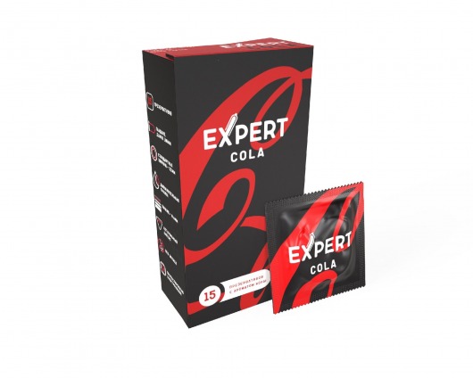 Презервативы с ароматом колы Expert Cola - 15 шт. - Expert - купить с доставкой в Набережных Челнах