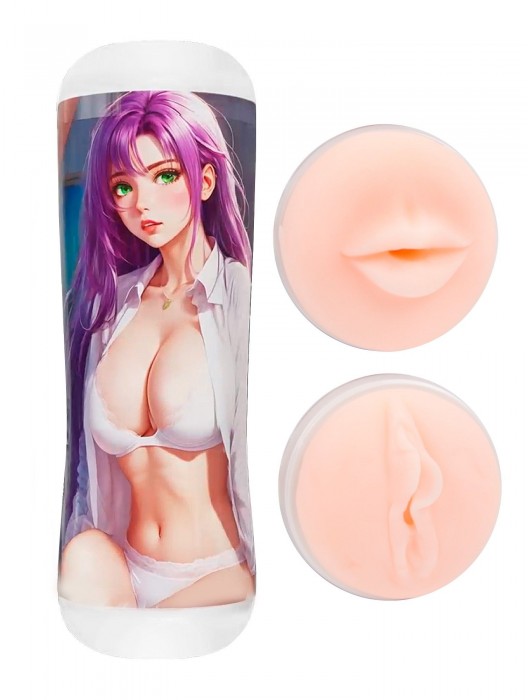Двусторонний мастурбатор аниме - ротик и вагина - Tokyo Style - в Набережных Челнах купить с доставкой
