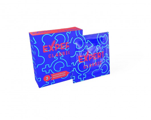 Классические презервативы Expert Classic - 3 шт. - Expert - купить с доставкой в Набережных Челнах