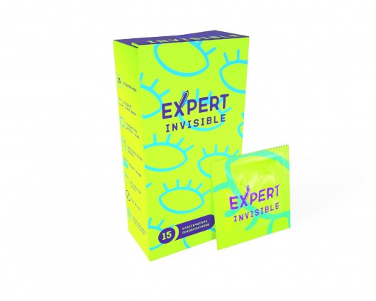 Ультратонкие презервативы Expert Invisible - 15 шт. - Expert - купить с доставкой в Набережных Челнах