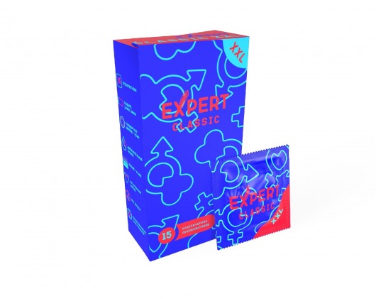 Презервативы увеличенного размера Expert Classic XXL - 15 шт. - Expert - купить с доставкой в Набережных Челнах