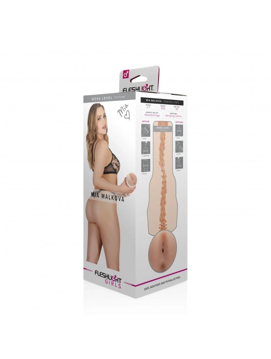 Телесный мастурбатор-анус Fleshlight Girls - Mia Malkova - Fleshlight - в Набережных Челнах купить с доставкой