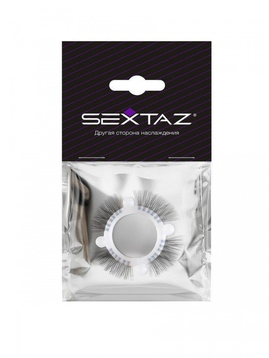 Эластичное кольцо с «ресничками» и 4 шариками - Sextaz - в Набережных Челнах купить с доставкой