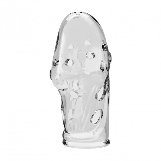 Прозрачная насадка на пенис Booker - 8 см. - Baile - в Набережных Челнах купить с доставкой