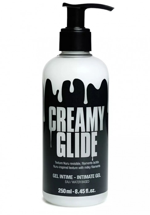 Лубрикант на водной основе Creamy Glide с консистенцией спермы - 250 мл. - Strap-on-me - купить с доставкой в Набережных Челнах