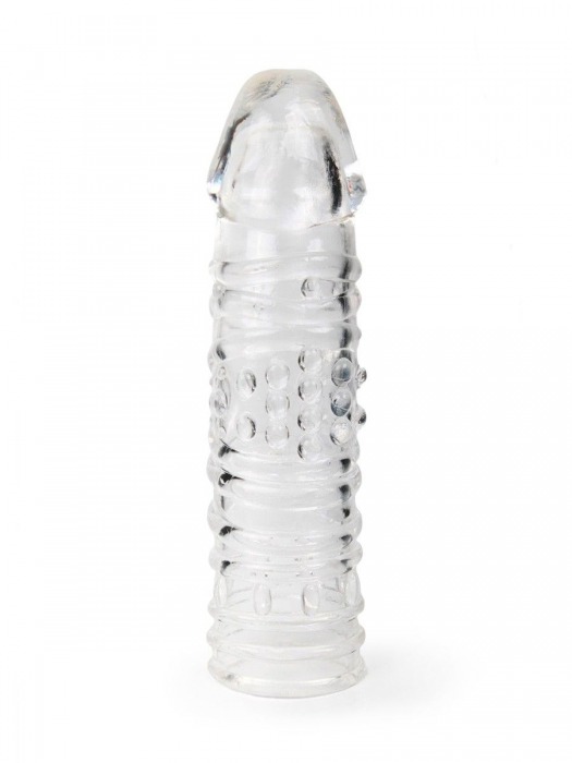 Прозрачная закрытая насадка на пенис - 17 см. - Sex Expert - в Набережных Челнах купить с доставкой