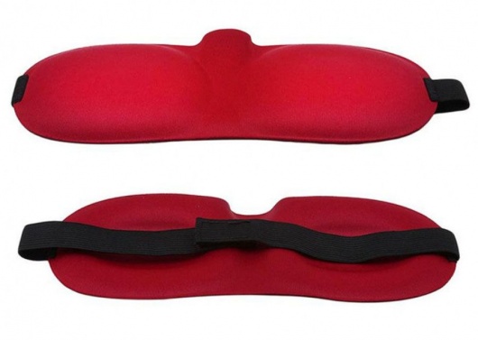 Красная глухая маска на резинке - Sitabella - купить с доставкой в Набережных Челнах