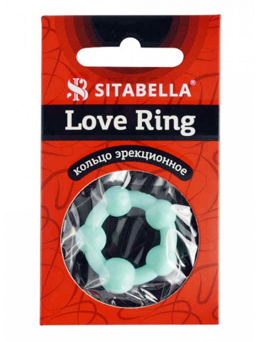Цветное эрекционное кольцо с 5 бусинами Love Ring - Sitabella - в Набережных Челнах купить с доставкой