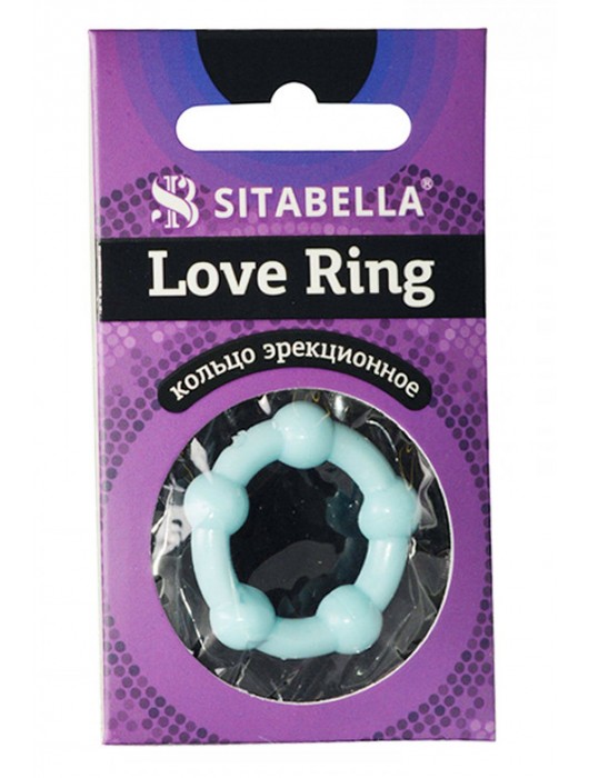 Цветное эрекционное кольцо Love Ring с бусинами - Sitabella - в Набережных Челнах купить с доставкой