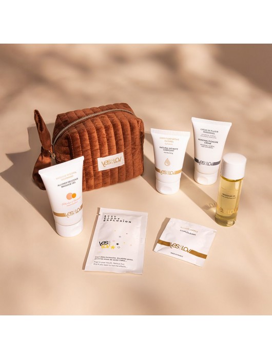 Набор YESforLOV La Trousse Enchantée в коричневой косметичке - YESforLOV - купить с доставкой в Набережных Челнах