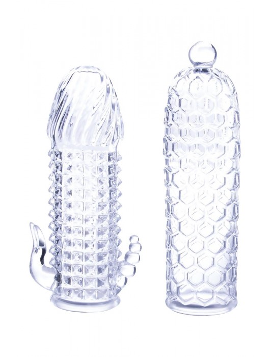 Набор из 2 прозрачных насадок на член Seductive Tickler Sleeves Set - NMC - в Набережных Челнах купить с доставкой