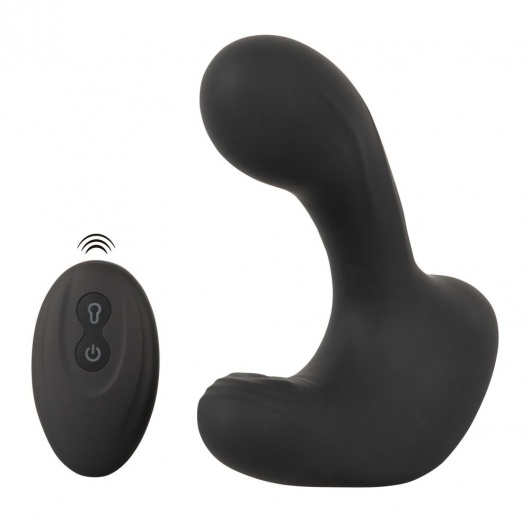 Черная анальная вибропробка с функцией расширения RC Butt Plug with 3 functions - Orion - в Набережных Челнах купить с доставкой