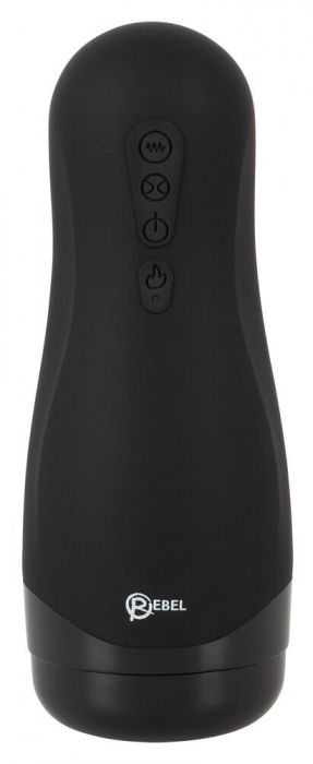 Черный вибромастурбатор с подогревом Masturbator with 3 Functions - Orion - в Набережных Челнах купить с доставкой