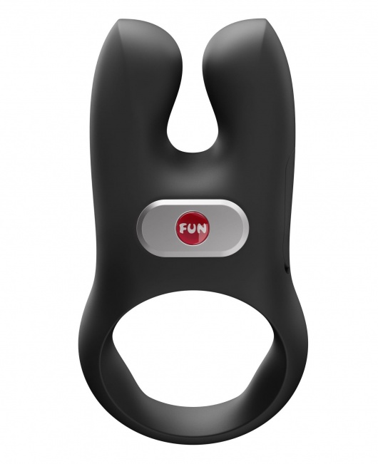 Черное эрекционное виброкольцо Nos - Fun Factory - в Набережных Челнах купить с доставкой