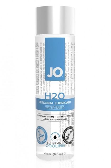 Охлаждающий лубрикант на водной основе JO Personal Lubricant H2O COOLING - 120 мл. - System JO - купить с доставкой в Набережных Челнах