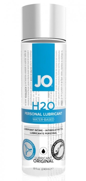 Нейтральный лубрикант на водной основе JO Personal Lubricant H2O - 240 мл. - System JO - купить с доставкой в Набережных Челнах