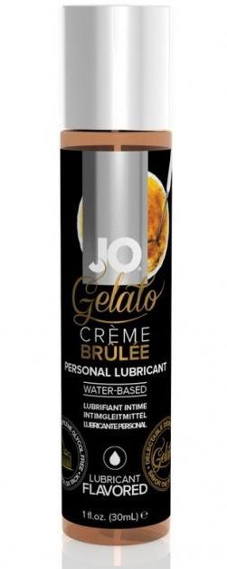 Лубрикант с ароматом крем-брюле JO GELATO CREME BRULEE - 30 мл. - System JO - купить с доставкой в Набережных Челнах