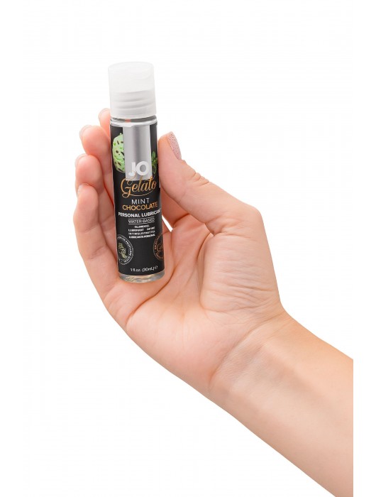 Лубрикант с ароматом мятного шоколада JO GELATO MINT CHOCOLATE - 30 мл. - System JO - купить с доставкой в Набережных Челнах
