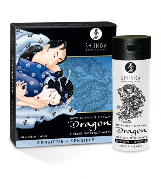 Интимный мужской крем SHUNGA DRAGON SENSITIVE - 60 мл. - Shunga - купить с доставкой в Набережных Челнах