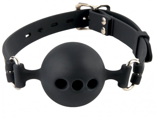Силиконовый кляп-шар с отверстиями для дыхания Silicone Breathable Ball Gag Small - Pipedream - купить с доставкой в Набережных Челнах