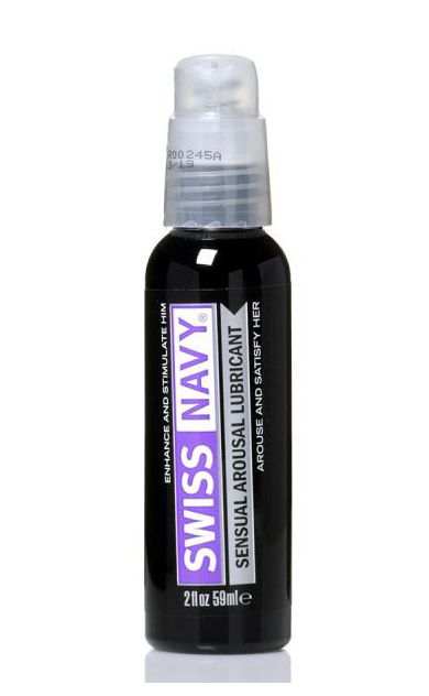 Возбуждающий гель-лубрикант на водной основе Sensual Arousal Lubricant - 59 мл. - Swiss navy - купить с доставкой в Набережных Челнах