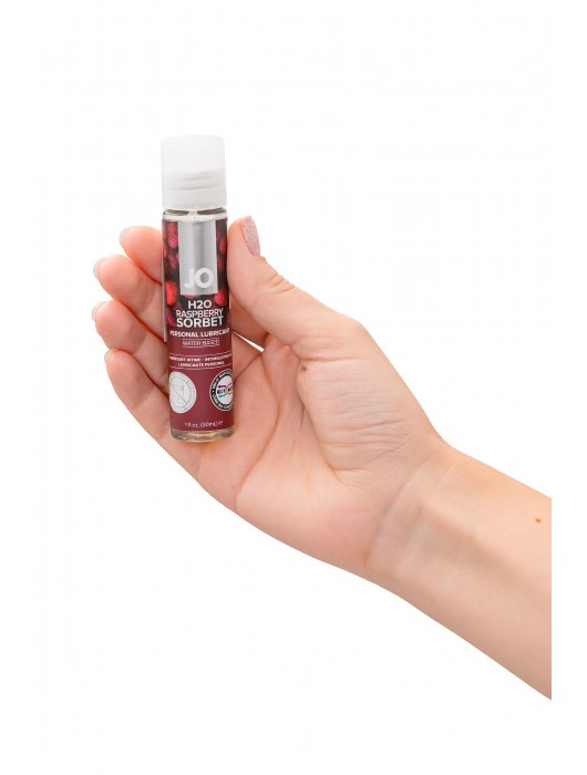 Смазка с ароматом малинового щербета JO Flavored Raspberry Sorbet - 30 мл. - System JO - купить с доставкой в Набережных Челнах