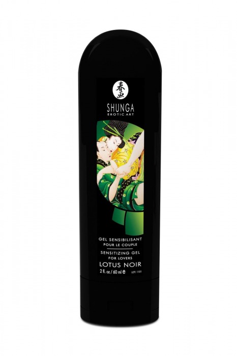 Интимный гель для пар, усиливающий наслаждение, Lotus Noir - 60 мл. - Shunga - купить с доставкой в Набережных Челнах