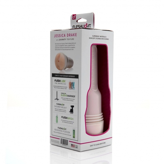 Мастурбатор-вагина Fleshlight Girls - Jessica Drake Heavenly - Fleshlight - в Набережных Челнах купить с доставкой