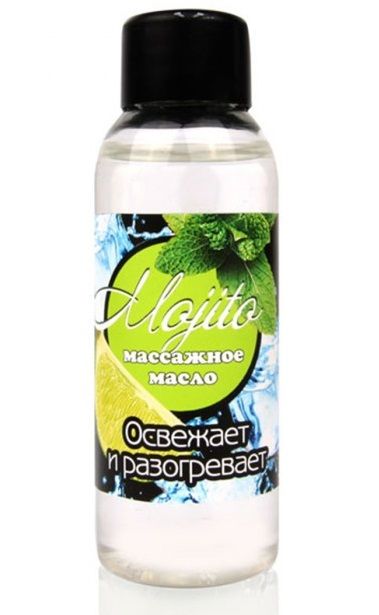 Массажное масло для тела Mojito с ароматом лайма - 50 мл. - Биоритм - купить с доставкой в Набережных Челнах