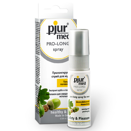 Пролонгирующий спрей с экстрактом дуба и пантенолом pjur MED Pro-long Spray - 20 мл. - Pjur - купить с доставкой в Набережных Челнах