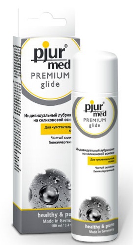 Гипоаллергенный силиконовый лубрикант pjur MED Premium glide - 100 мл. - Pjur - купить с доставкой в Набережных Челнах