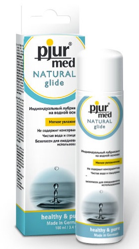 Нейтральный лубрикант на водной основе pjur MED Natural glide - 100 мл. - Pjur - купить с доставкой в Набережных Челнах